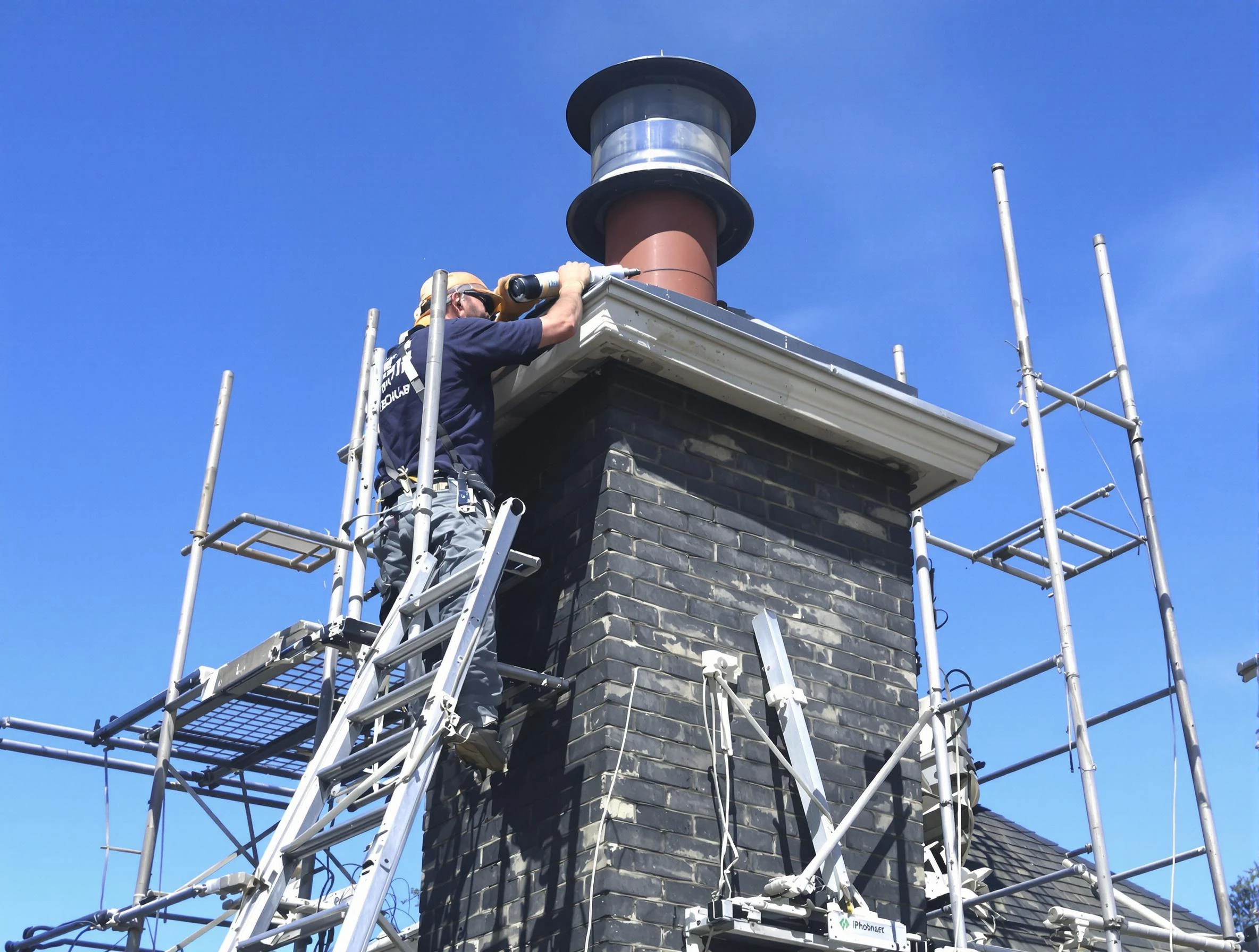 Sturdy chimney crown finished by La Vergne Chimney Sweep in La Vergne, TN