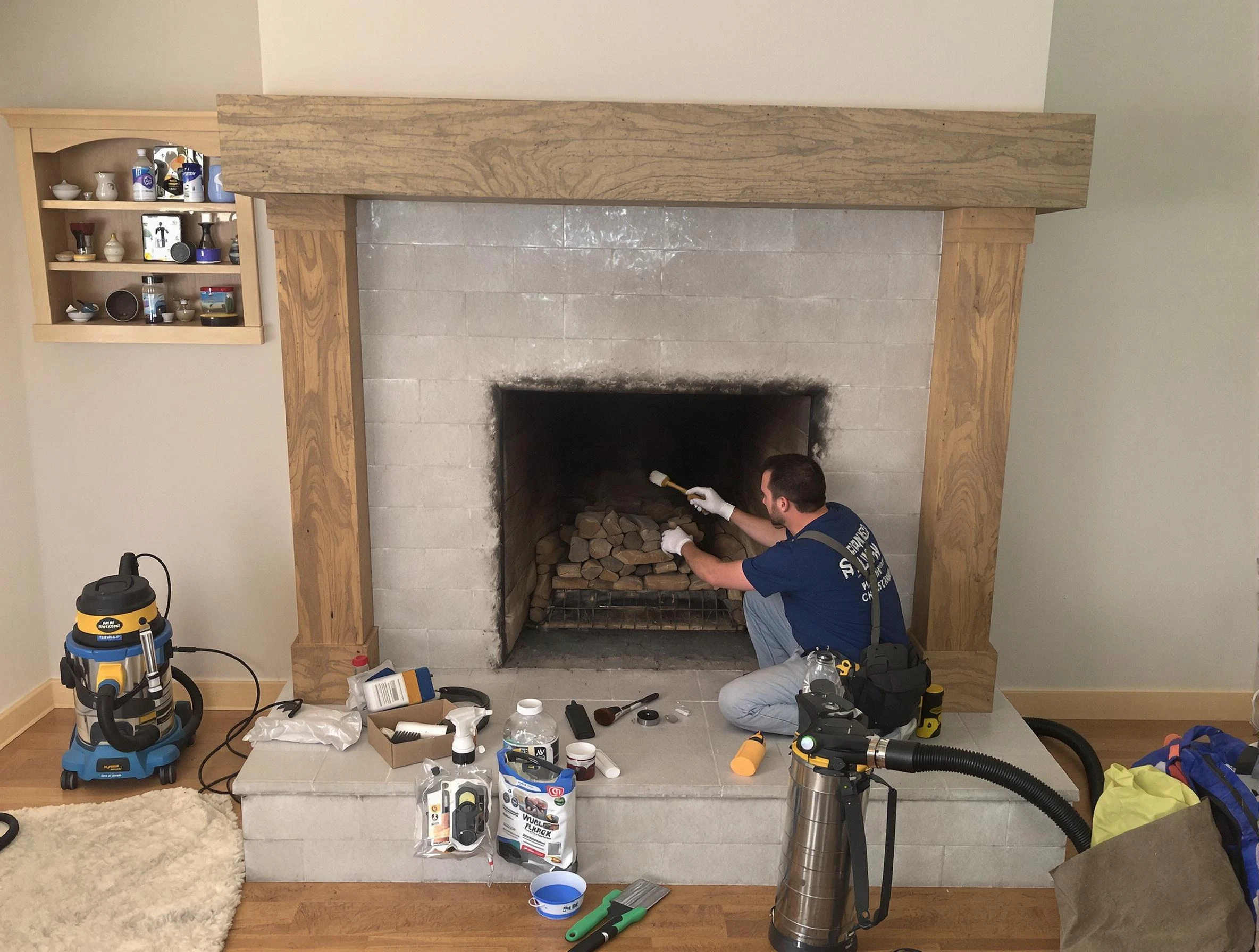 Detailed creosote removal process by La Vergne Chimney Sweep in La Vergne, TN
