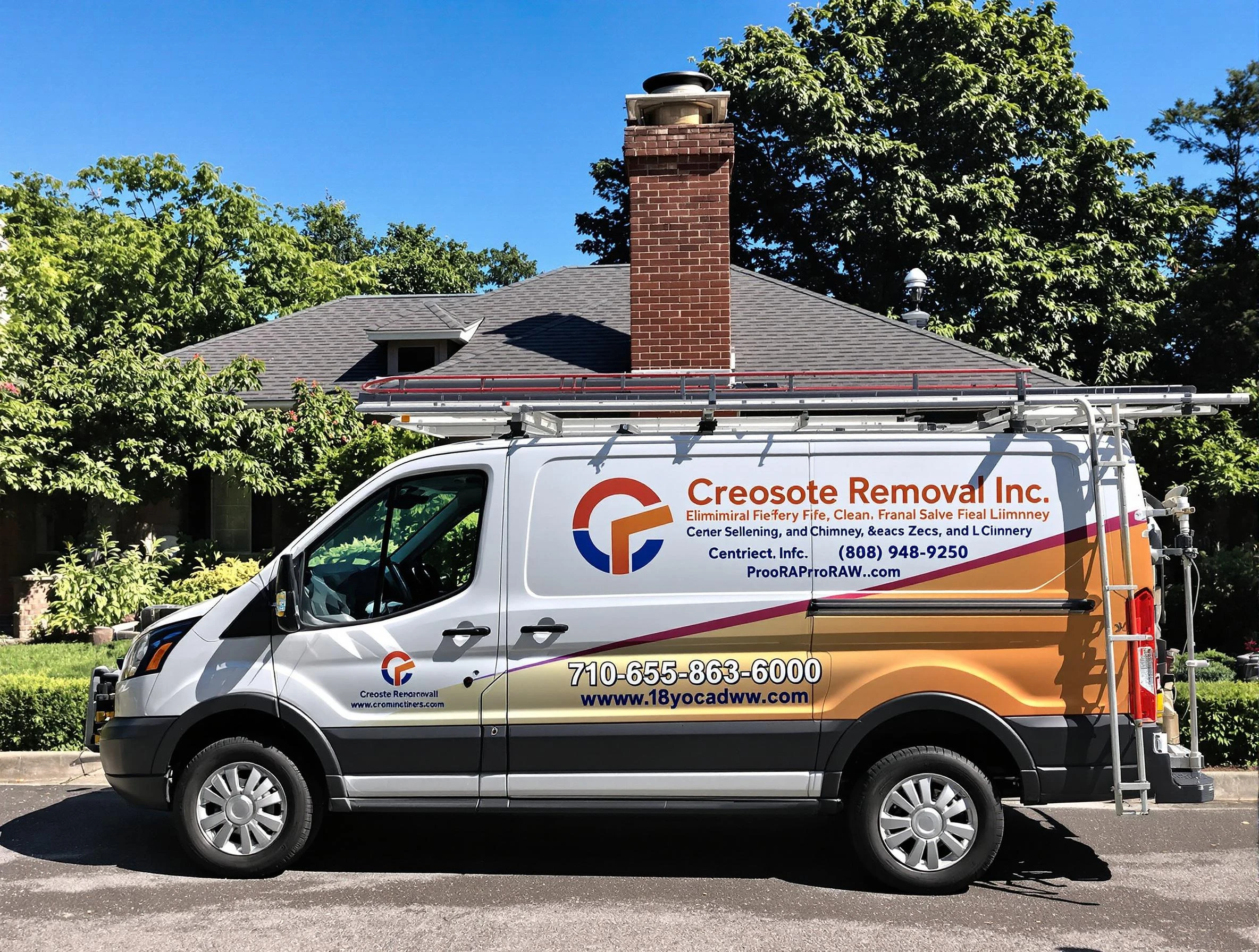 La Vergne Chimney Sweep technician removing creosote safely in La Vergne, TN